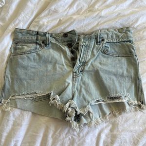 Free people jean shorts